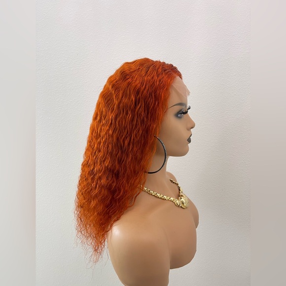 18” 4x4 Transparent Lace, Custom Colored, Human Hair, Closure wig, Has Combs & a - Picture 5 of 15